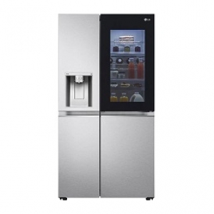 Tủ lạnh LG Side by side Instaview Door-in-door  635L màu bạc GR-X257JS